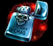 Символ игрового автомата Brutal Santa Зажигалка 